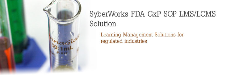 FDA GxP SOP Learning Management